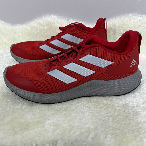 adidas Shoes Adidas Edge Gameday Running Shoes Red Grey Mens Size 3
